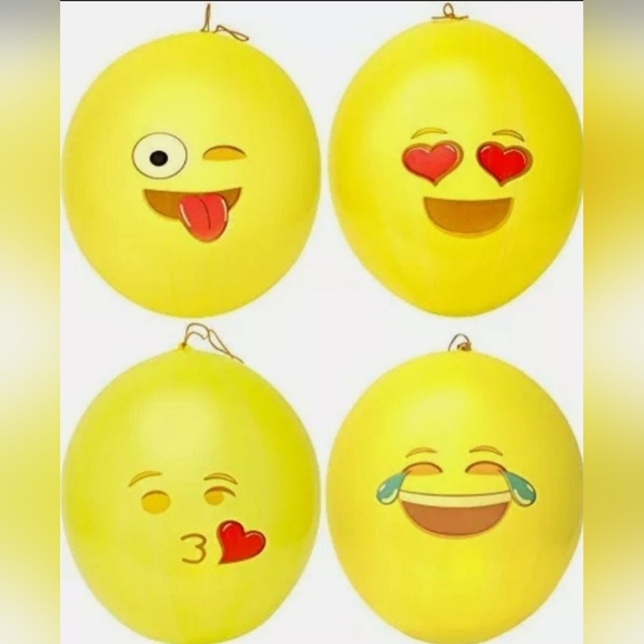 Emoji Universe | Party Supplies | Emoji Punching Balloons | Poshmark